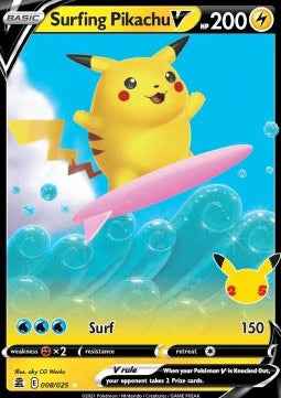 Surfendes Pikachu V (CEL 008) DE